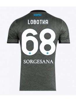 Muži Futbalové oblečenie SSC Napoli Stanislav Lobotka #68 2024-25 Krátky Rukáv - Tretina